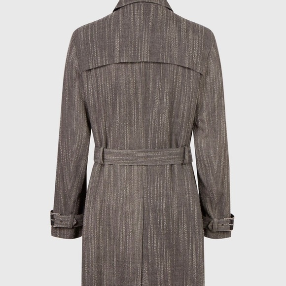 John Varvatos Collection Textured Trench coat. Size 48 Eu. USA 38 - Picture 5 of 12